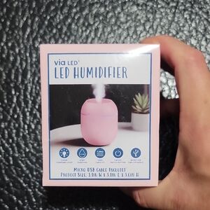 Via Pink LED Humidifier with RGB Light